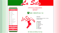 Desktop Screenshot of la-sila-lieferservice.de