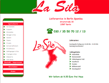 Tablet Screenshot of la-sila-lieferservice.de